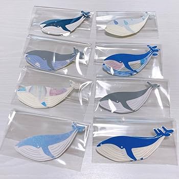 Amazon.co.jp: ダイカット クラフトパンチ くじら 32枚 : 文房具